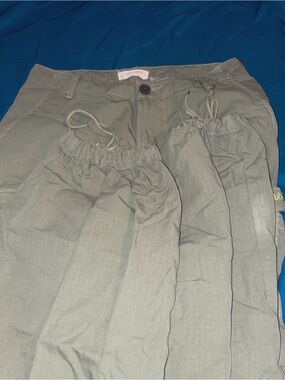 Women’s Lucky Brand Olive Green Drawstring Cargo Pants
